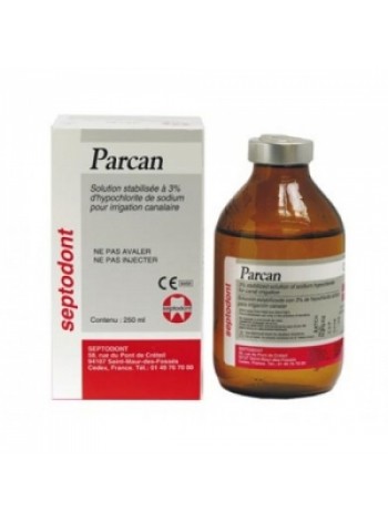 Parcan (Паркан) - гипохлорит натрия 3% для ирригации каналов 250мл Septodont